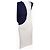 Balenciaga Bicolor Kleid 2008 von Nicolas Ghesquière Weiß Blau