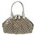Borsa a mano in tela GG Gucci beige