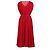 Valentino Kleid Drapé Red Rot