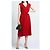 Valentino Kleid Drapé Red Rot - Ansicht 3
