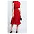 Valentino Kleid Drapé Red Rot - Ansicht 4