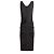 Asymmetrisches schwarzes Kleid John Galliano Drapé Obscur
