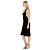 Balenciaga Black Echo Kleid schwarz Weiß