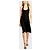 Balenciaga Black Echo Kleid schwarz Weiß - Ansicht 4