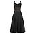 Autre Marque Ted Lapidus Lys Noir Kleid aus schwarzer Spitze