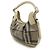 Borsa a spalla a quadri Burberry Marrone Grigio - vista 3