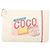 CHANEL Matelassé Bolsa Clutch Lona Branca Prata CC Auth bs27077V Branco - vista 13