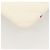 CHANEL Matelassé Bolsa Clutch Lona Branca Prata CC Auth bs27077V Branco - vista 15