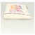 CHANEL Matelassé Bolsa Clutch Lona Branca Prata CC Auth bs27077V Branco - vista 3