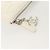 CHANEL Matelassé Bolsa Clutch Lona Branca Prata CC Auth bs27077V Branco - vista 8