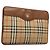 Autre Marque Borsa Clutch Document Nova Check di Burberrys in tela beige Auth BA3443