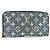 LOUIS VUITTON Monogram Jaguar Zippy Wallet Portafoglio Blu M81226 LV Auth 127708A