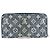 LOUIS VUITTON Monogram Jaguar Zippy Wallet Portafoglio Blu M81226 LV Auth 127708A - vista 2