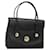 Borsa MCM in pelle nera e oro Auth BA3459 Nero D'oro