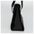 Borsa MCM in pelle nera e oro Auth BA3459 Nero D'oro - vista 4