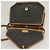 Borsa a mano in tela a nido d'ape PVC 2 vie Christian Dior nera e oro Auth SW977 - vista 11