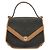 Borsa a mano in tela a nido d'ape PVC 2 vie Christian Dior nera e oro Auth SW977 - vista 13