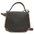 Borsa a mano in tela a nido d'ape PVC 2 vie Christian Dior nera e oro Auth SW977 - vista 2