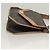 Borsa a mano in tela a nido d'ape PVC 2 vie Christian Dior nera e oro Auth SW977 - vista 3