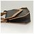 Borsa a mano in tela a nido d'ape PVC 2 vie Christian Dior nera e oro Auth SW977 - vista 4