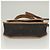 Borsa a mano in tela a nido d'ape PVC 2 vie Christian Dior nera e oro Auth SW977 - vista 5