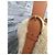 Borsa Shopper Saint Laurent in pelle di agnello beige - vista 11