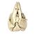 Bulgari Borsa a mano Bvlgari Chandra Logo Beige - vista 4