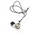 Bulgari Collana in pelle con logo Parentesi di Bvlgari Nero Bianco - vista 3