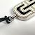 Bulgari Collana in pelle con logo Parentesi di Bvlgari Nero Bianco - vista 7