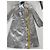 Autre Marque Trench in cotone grigio chiaro con cintura - vista 11