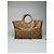 Vintage Courreges Monogram Handtasche Gold Braun - Ansicht 2