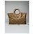 Vintage Courreges Monogram Handtasche Gold Braun - Ansicht 8