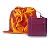 Autre Marque Bvlgari, boîte à bijoux en satin violet - vue 2