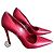 Rote Leder-Pumps von Prada in sehr gutem Zustand