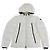 Chaqueta de plumas Moncler blanca de nylon Blanco