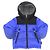 Giacca in Piuma Moncler Kids Blu Nero