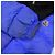 Giacca in Piuma Moncler Kids Blu Nero - vista 4