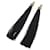Yves Saint Laurent Boucles d'oreilles longues à franges Saint Laurent or noir  - vue 2
