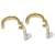 Yves Saint Laurent Boucles d'oreilles longues à franges Saint Laurent or noir  - vue 6