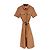 SéZane Raquel Kleid Terracotta Mehrfarben
