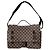 Borsa a spalla in tela Damier Louis Vuitton Marrone