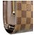 Borsa Clutch Louis Vuitton Damier Ebene Marrone - vista 11