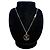 Collana in ottone argentato Louis Vuitton Argento - vista 2