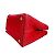 Prada Rote Mini Canapa Canvas Tote Tasche - Ansicht 6
