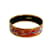 Hermès Hermes HERMES Bangle Bracelet Emaille GM Red Golden  - view 3