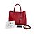 Prada rote Saffiano-Leder-Handtasche