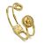 Bracelet jonc épingle de sécurité Medusa Versace - vue 4