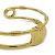 Bracelet jonc épingle de sécurité Medusa Versace - vue 5
