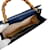 Bamboo Borsa Gucci in bambù blu e pelle - vista 16