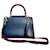 Bamboo Borsa Gucci in bambù blu e pelle - vista 3
